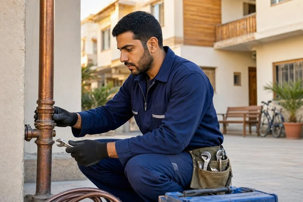 فني صحي جمعية العدان يقدم خدمات السباكة والصيانة العامة