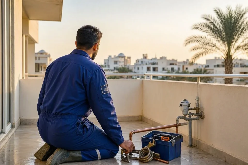 فني صحي جمعية الدوحة يقدم خدمات السباكة والصيانة العامة